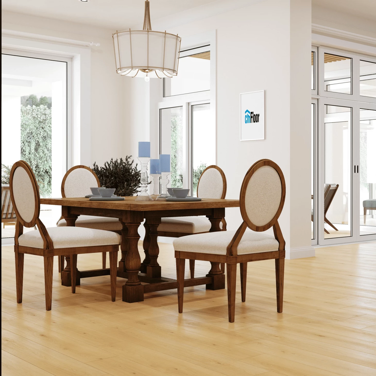 SPC плитка для пола Дуб Орегон (1220*180*4 мм) — купить в Екатеринбурге