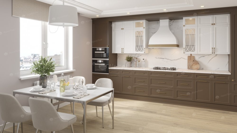 SPC Ламинат "Alpine Floor" Дуб капучино (1524*180*8 мм) — купить в Екатеринбурге