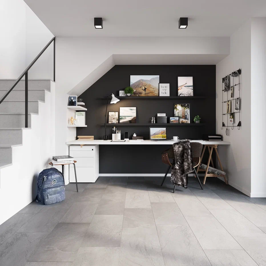 SPC ламинат "Invictus" Groovy Granite Steel (603*298*6мм) — купить в Екатеринбурге