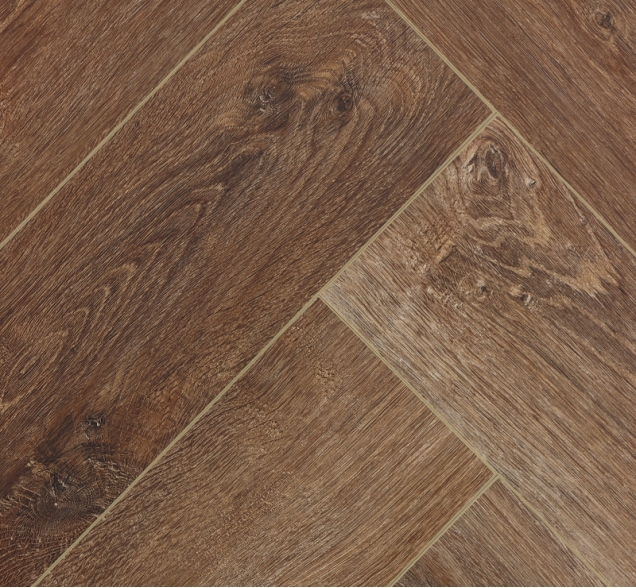 Виниловый ламинат SPC "Cronafloor" Herringbone Дуб Тулуза (640*128*4,5 мм) — купить в Екатеринбурге