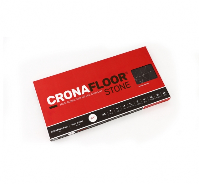 SPC ламинат "CronaFloor" Stone 4V Намиб (600*300*4 мм) — купить в Екатеринбурге