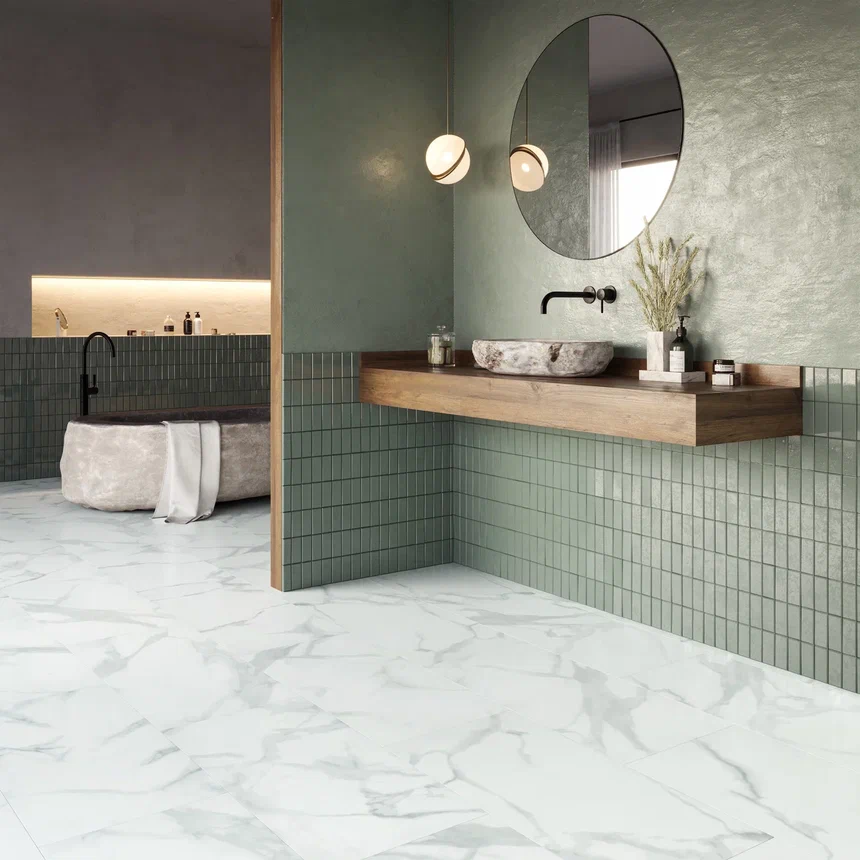SPC ламинат "Invictus" Pure Marble Snow (907*450*4мм) — купить в Екатеринбурге