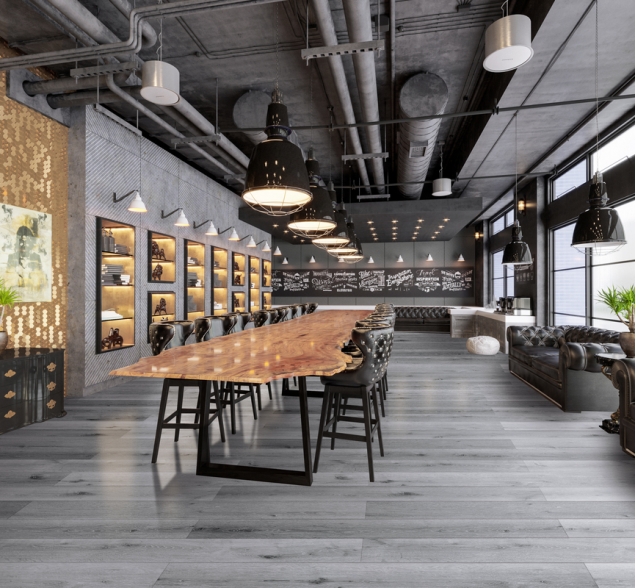 SPC ламинат "CronaFloor" Wood 4V Дуб Серый (1200*180*4 мм) — купить в Екатеринбурге