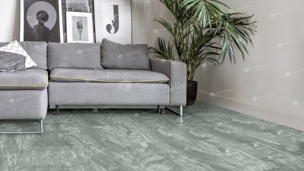Виниловая плитка "Alpine Floor" Light Stone Хэмпшир (608*303*2,5 мм) — купить в Екатеринбурге