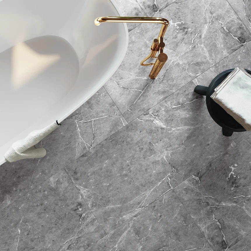 SPC ламинат "Invictus" Hudson Stone Silver (907*450*6мм) — купить в Екатеринбурге